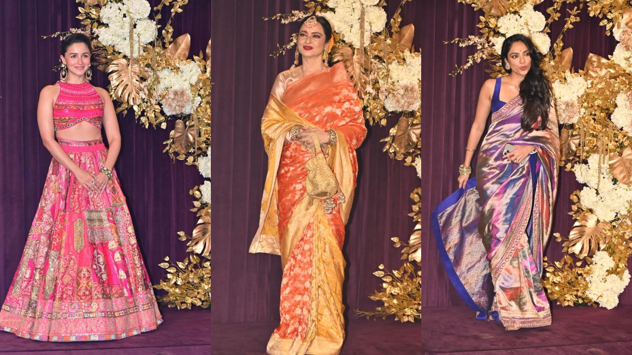 Alia repurposes mehndi outfit for Manish Malhotra's star-studded Diwali bash