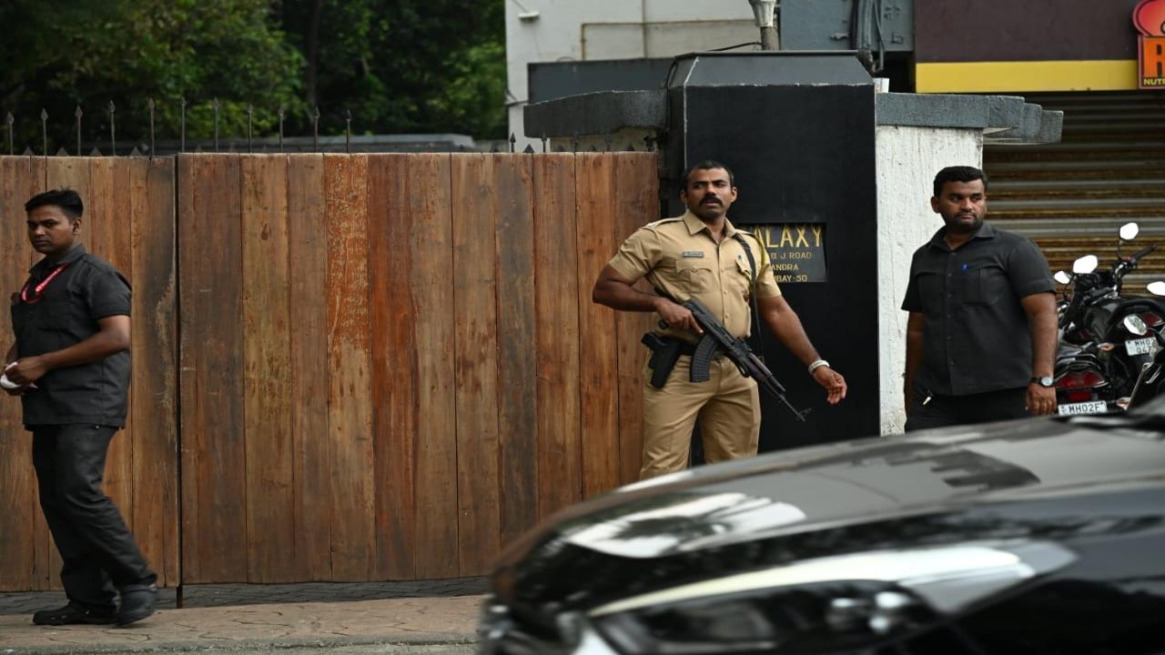 IN PHOTOS: Security beefed up outside Salman Khan's house 