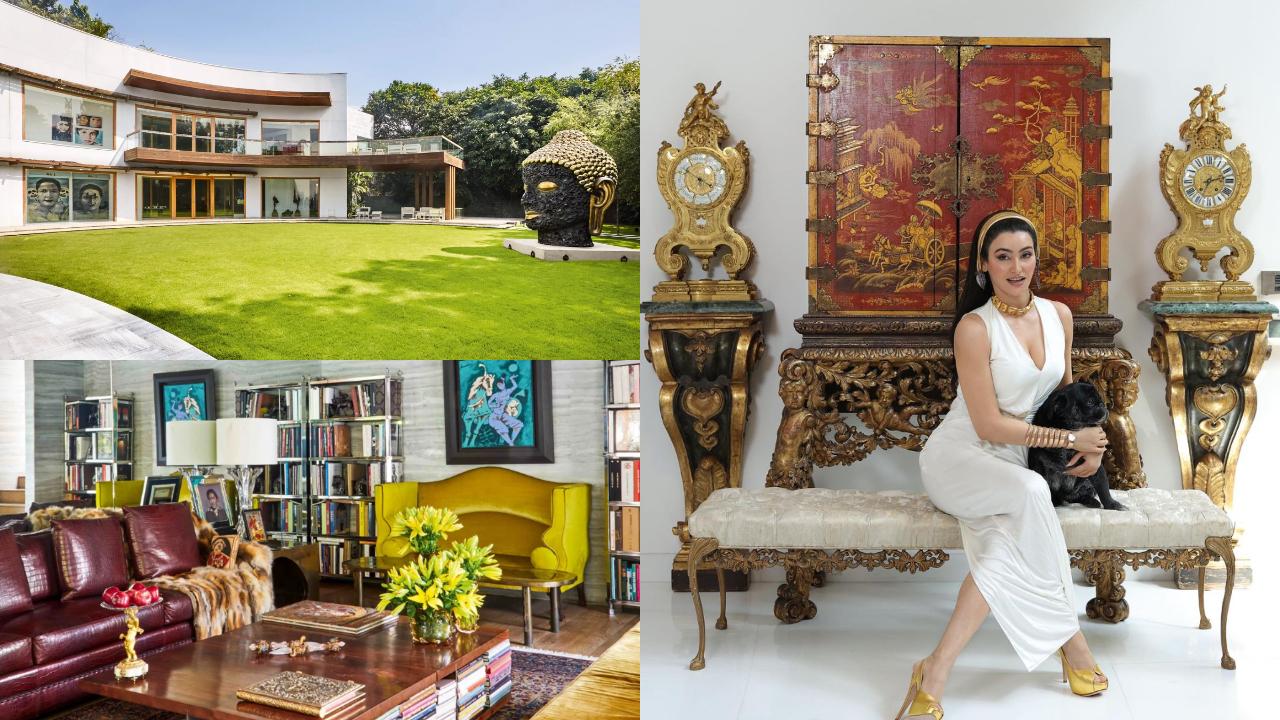 Pics: Inside Shalini Passi's 20,000 sq ft palatial Delhi home